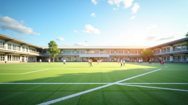Installer un terrain omnisport dans une école : ce qu'il faut prévoir